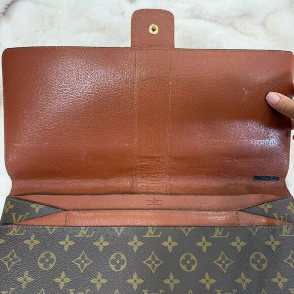 Louis Vuitton Rare Vintage Monogram Lena Portfolio Clutch - Picture 2 of 8